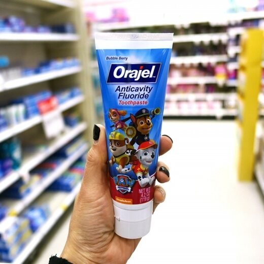 [PREORDER] PAW PATROL ANTICAVITY FLUORIDE KIDS TOOTHPASTE BUBBLE BERRY