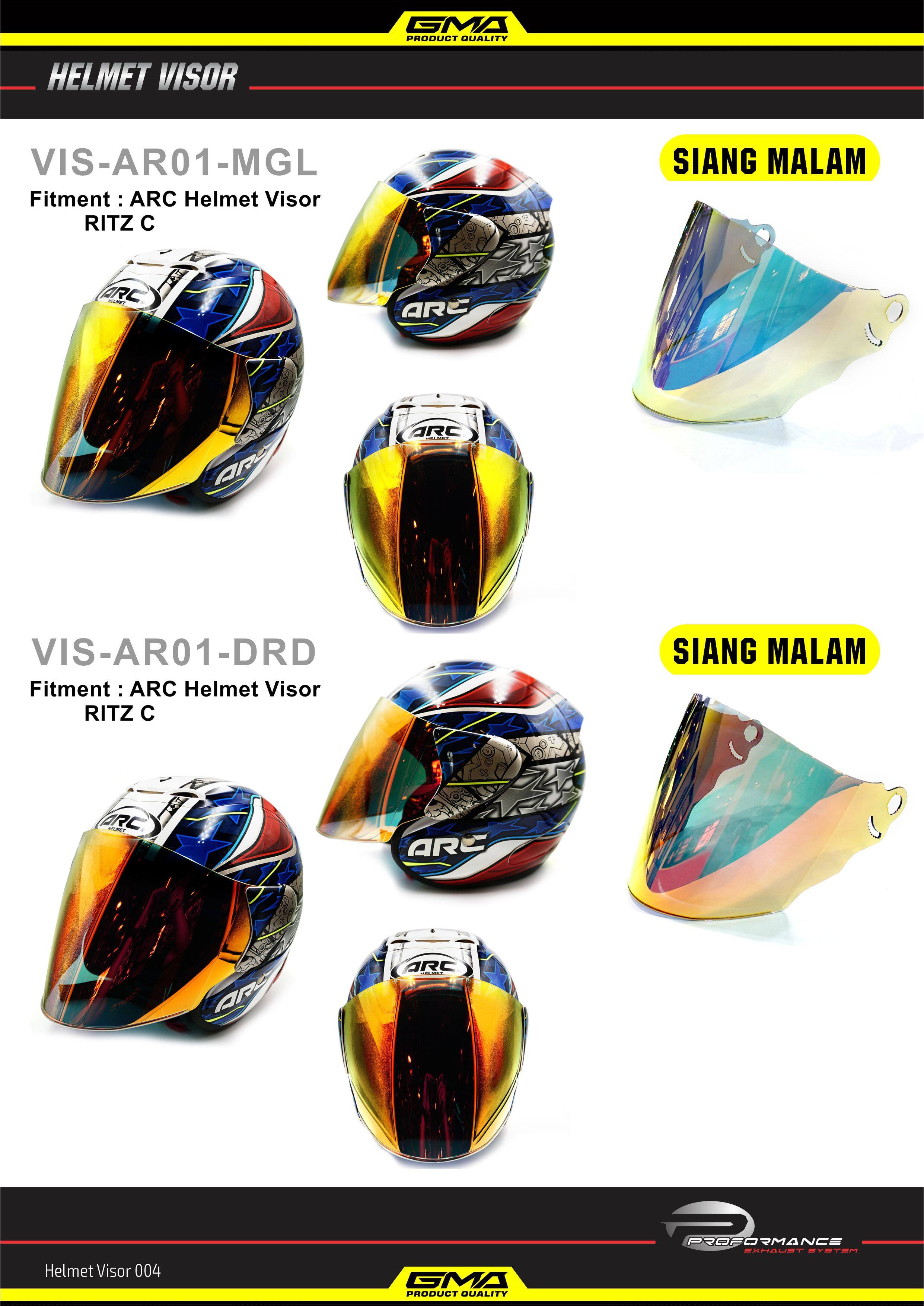 Arc sales helmet visor