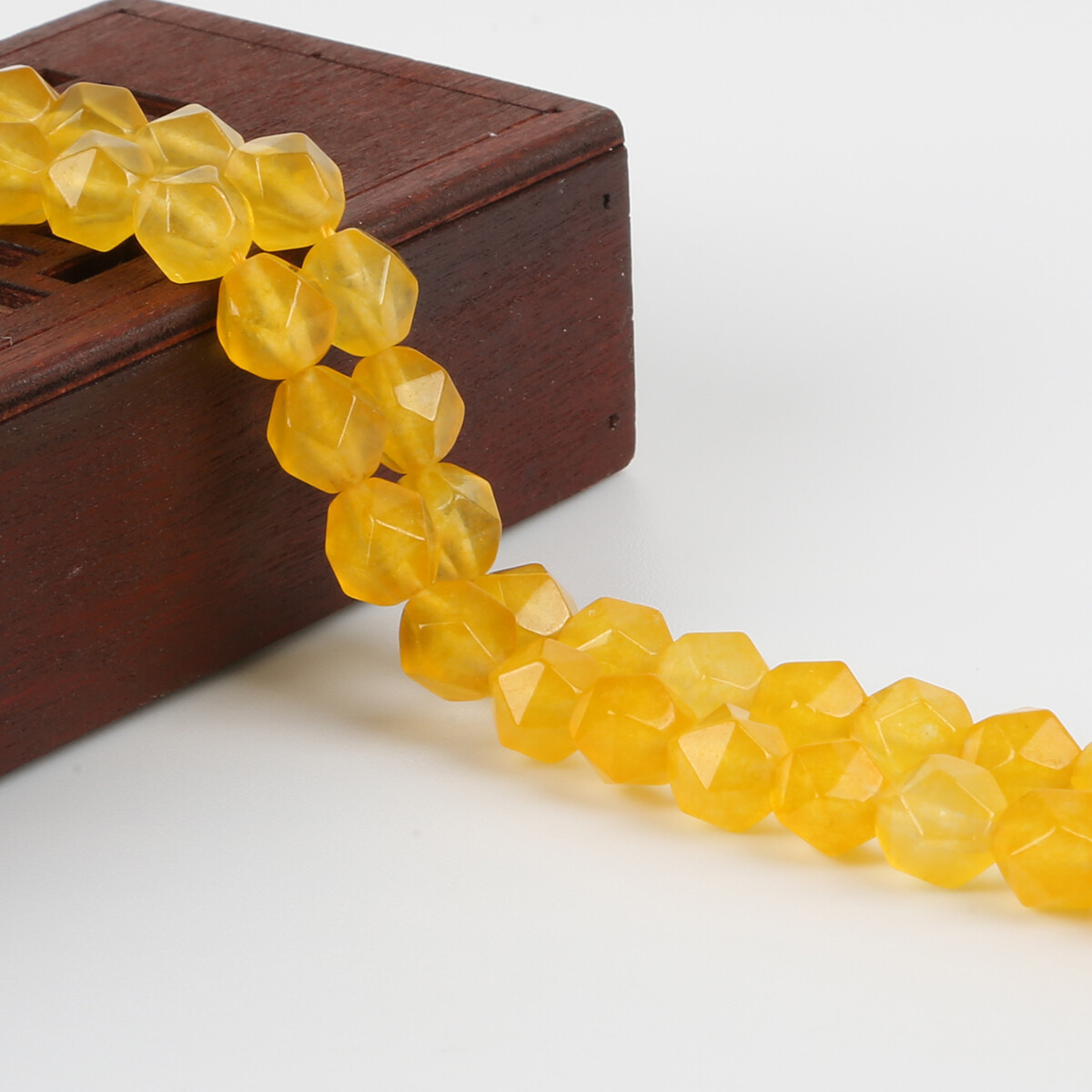 8mm About 48pcs Faceted Natural Stone Beads Candy Color Loose Beads For Jewelry Making DIY Bracelet Necklace