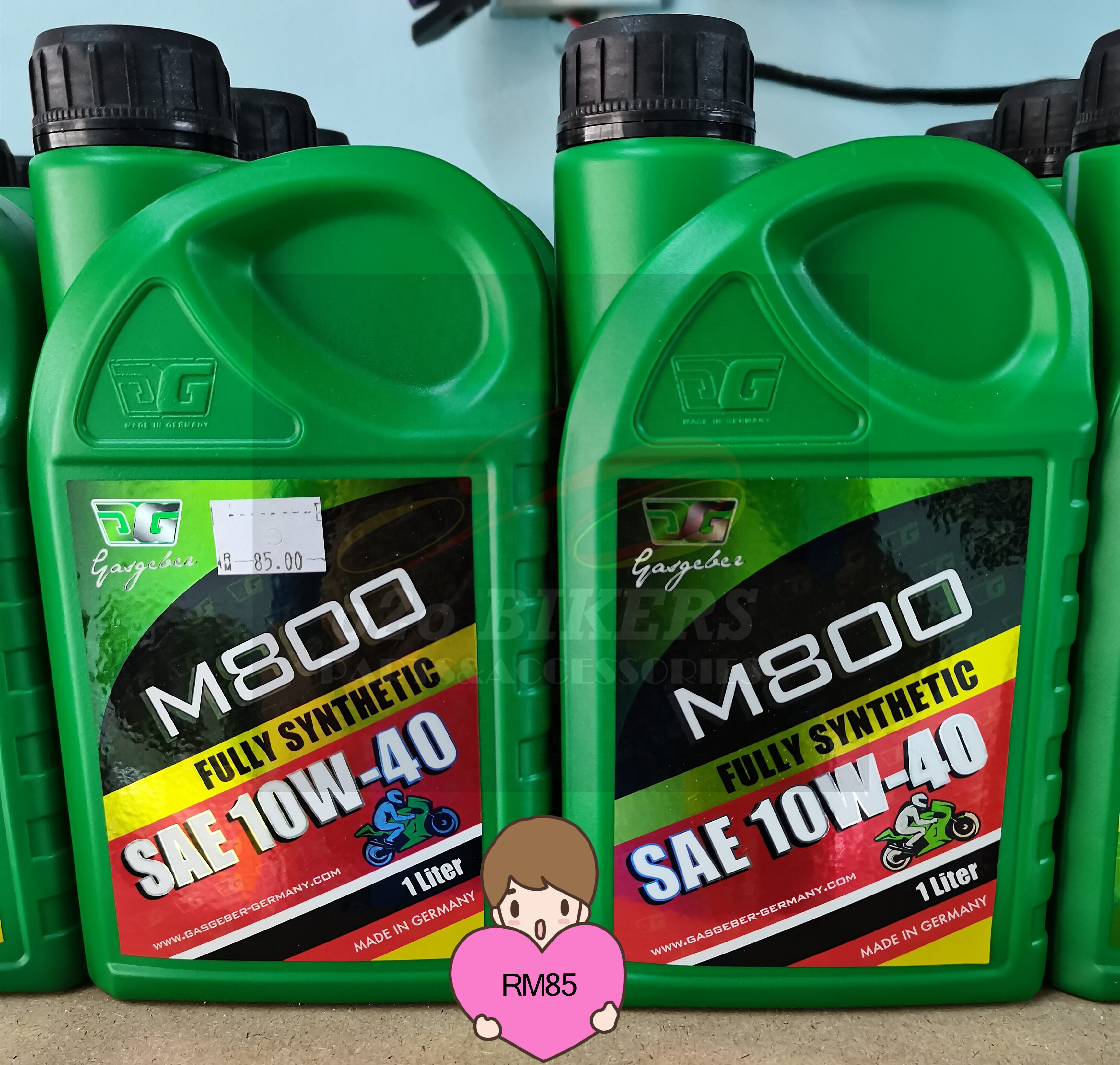 Germany Performance Motorcycle Gasgeber M800 Se 10w40 Fully Synthetic 1l Servise Engine Oil Lazada
