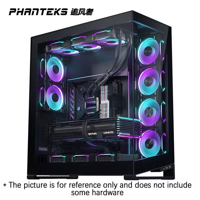 Phanteks Nv7 Argb Full Tower Ocean View Room Desktop Computer Case, Two 