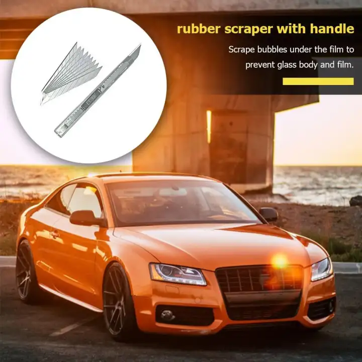 6pcs Set Car Vinyl Wrap Magnet Squeegee Tools Auto Sticker Cutter Kit
