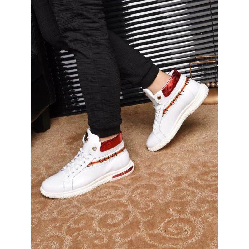 Asli Gucci Sneakers Pria Modis untuk Santai Sol Sepatu