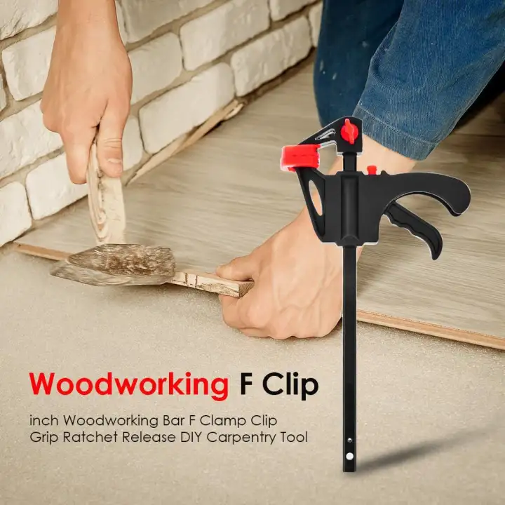 5 10pcs 4 Inch Woodworking F Clamp Clip Grip Quick Ratchet Release