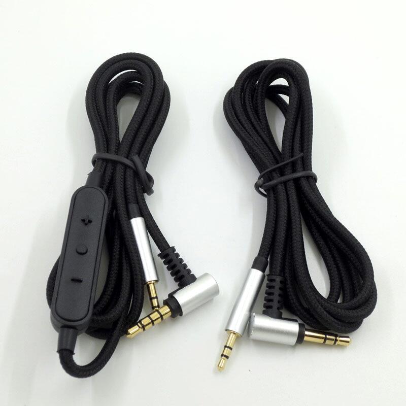 Headphone cable for akg y45 y50 y40 for bose qc25 oe2 2.5mm wire control headset cable silver plated core