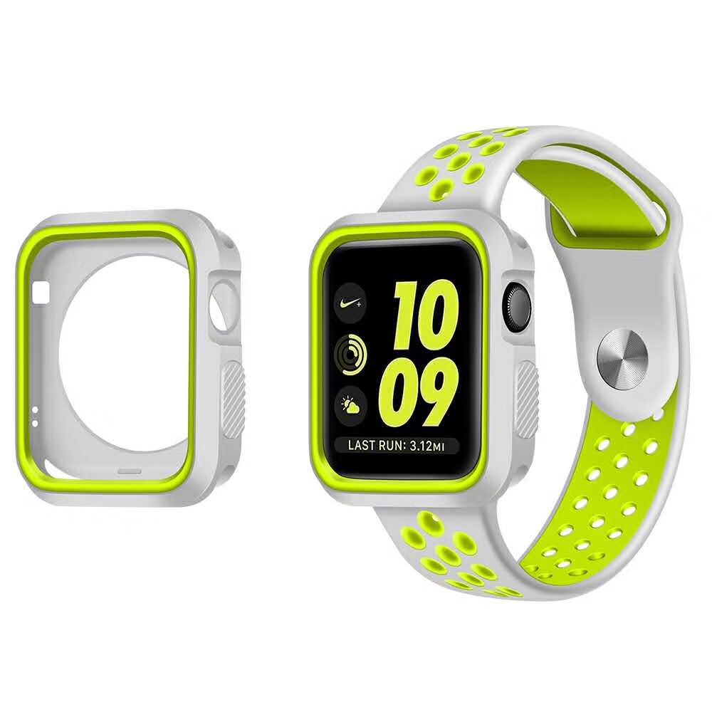 Silicone Case Watch Frame for Apple Watch Series 9 8  41mm 45mm