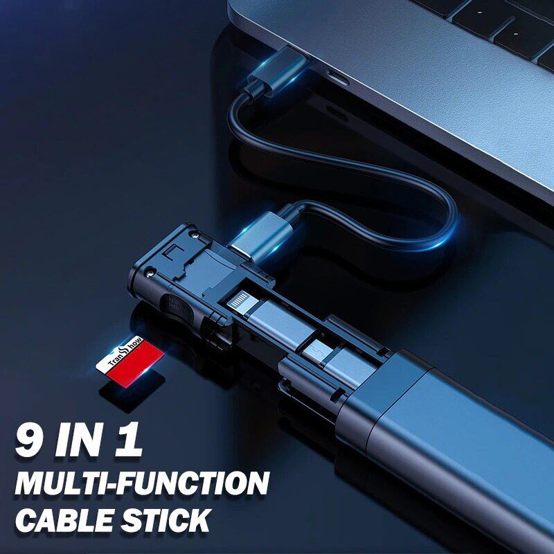 Multi-Ftion TF Card Adapter Storage Box USB OTG Converter Type C Micro SD Card Memory Reader Case Data Cable For Travel