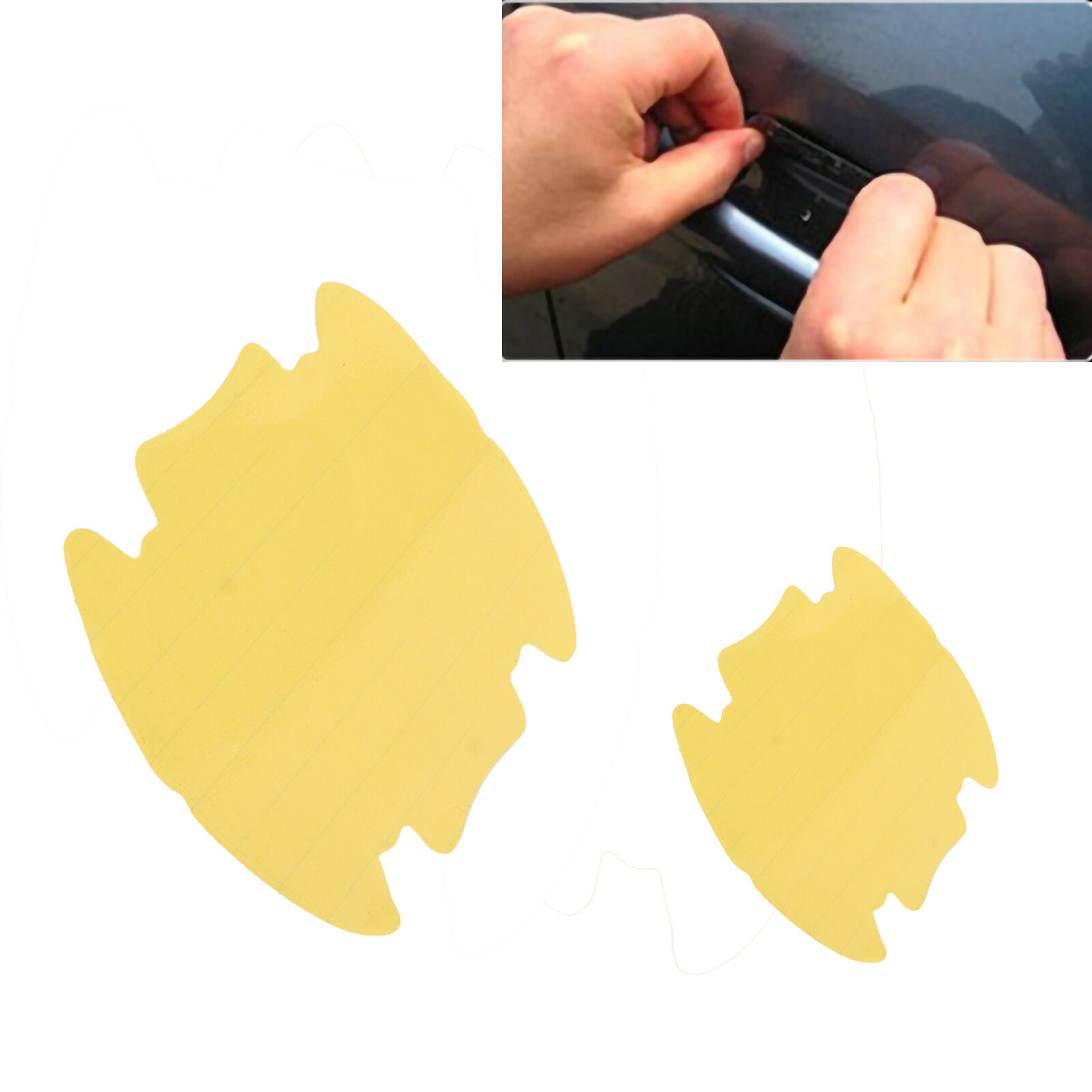 Door Handle Cup Protector Car Door Handle Films Self Adhesive Universal for Auto