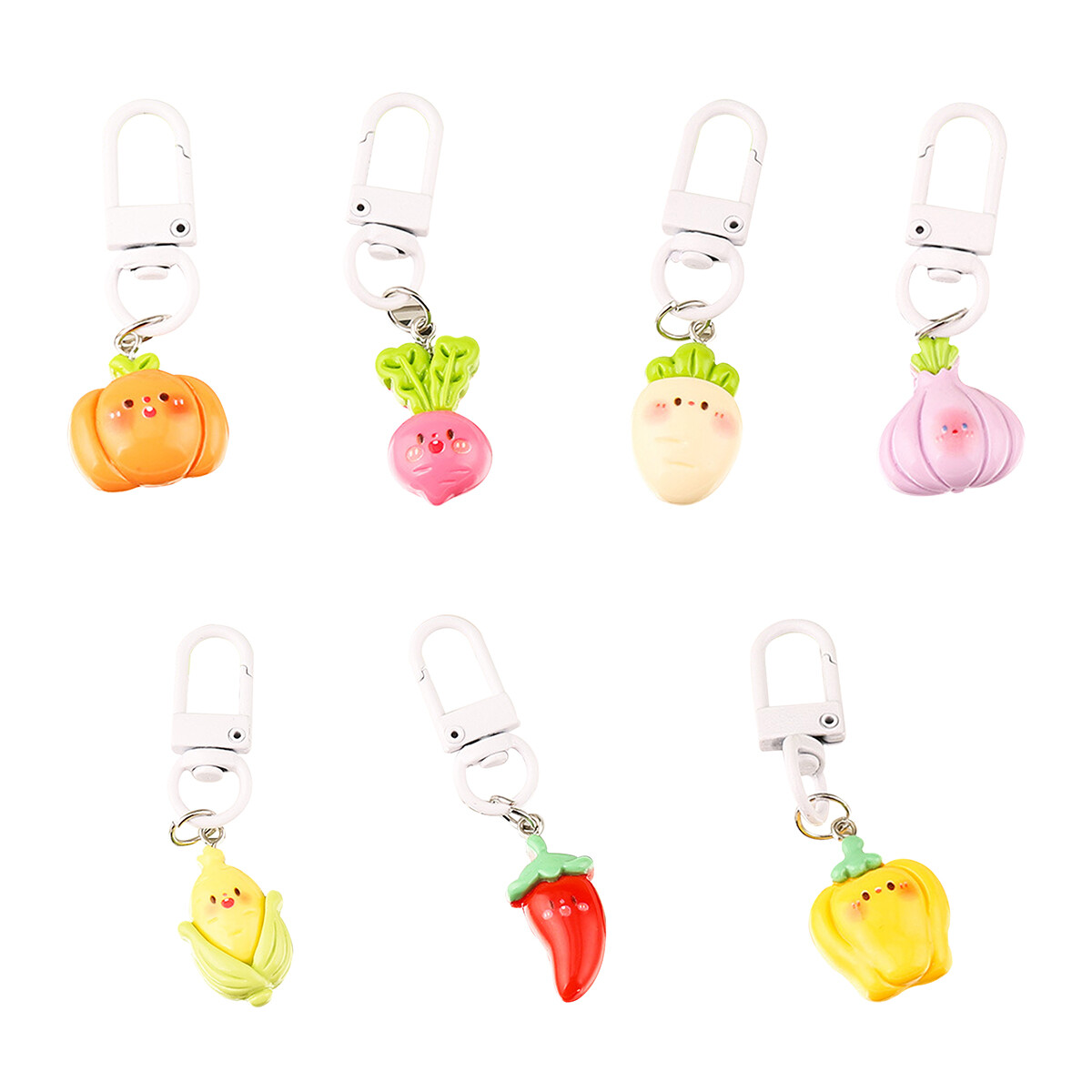 Funny Fruit and Vegetable Shaped Key Chain