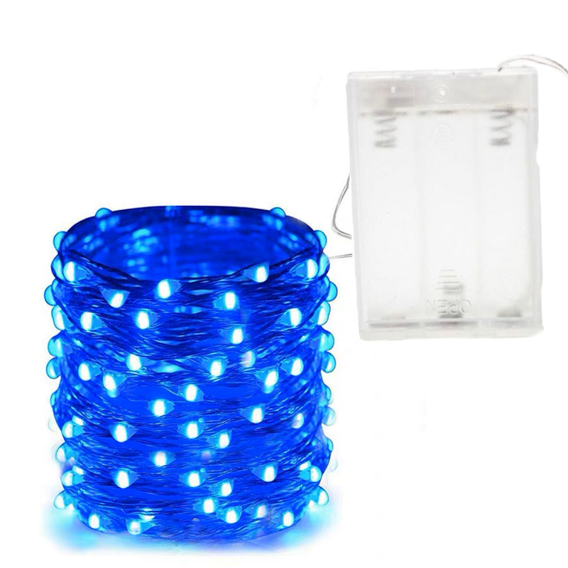 100 LEDs Battery Fairy Lights Copper Wire Christmas Light Waterproof Wedding Party Holiday String Lights
