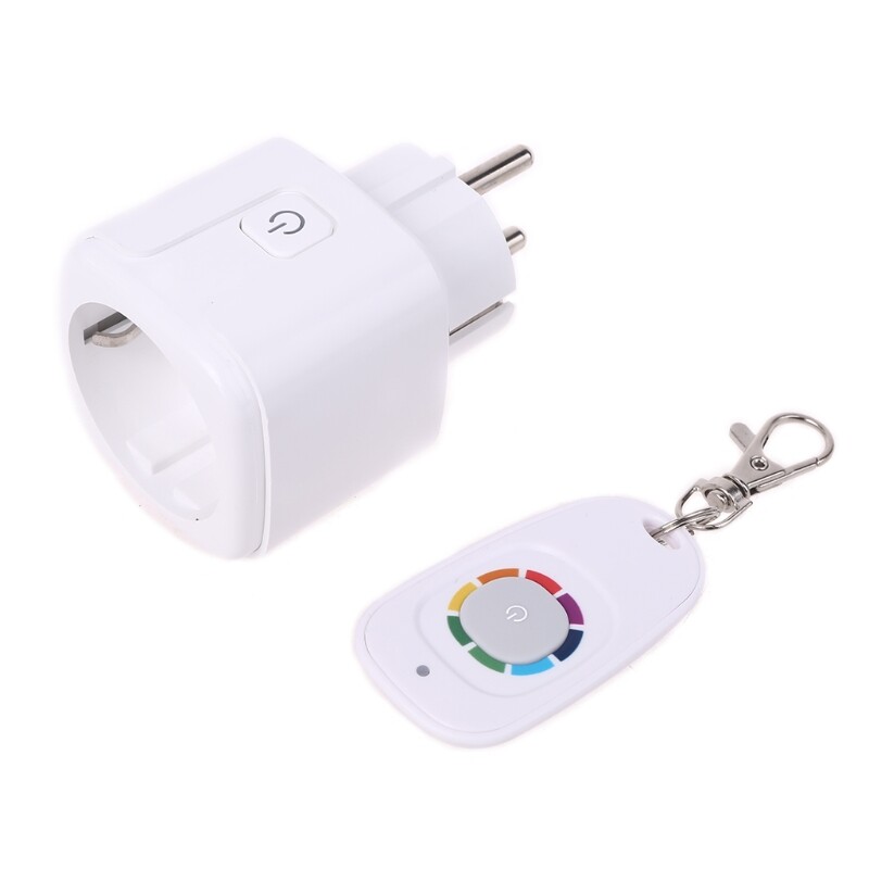 433mhz Wireless RF Remote Control Home Office Smart WiFi Power Timer Socket Outlet EU Plug