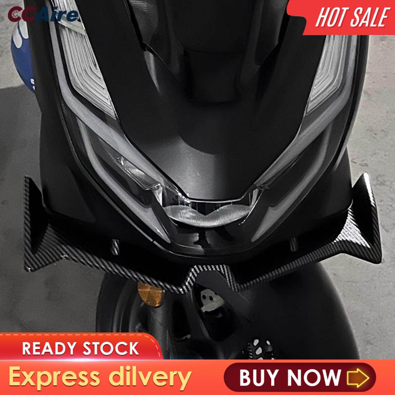 Ccaire front aerodynamic winglet cover durable for honda pcx125 pcx160 21-23