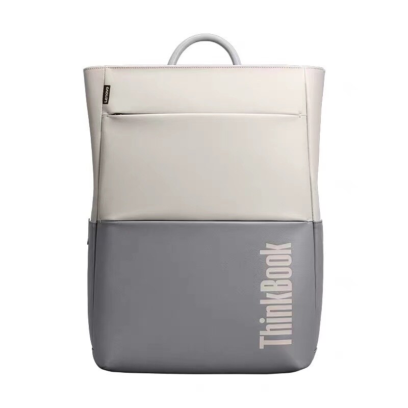 Thinkbook Lenovo laptop backpack fashion simple business 15.6 inch notebook plain grey
