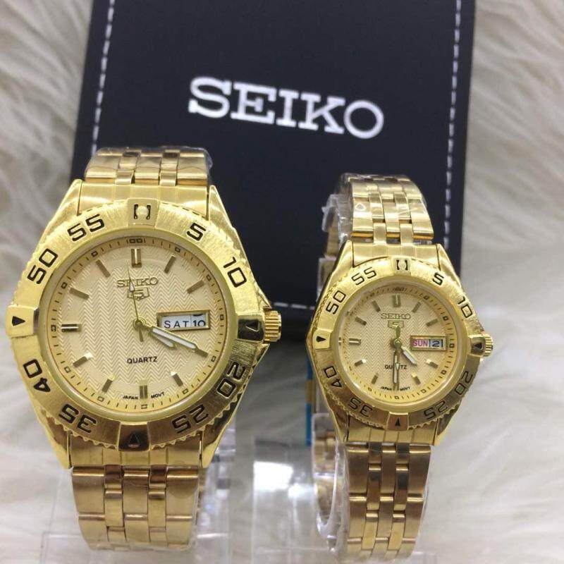 SPECIAL PROMOTION SEIK0 5 ANALOGUE WATCH FOR BEST COUPLES Malaysia