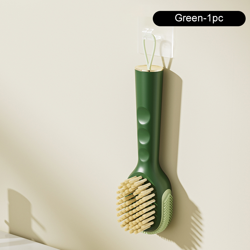 Multifunctional Liquid Shoe Cleaning Brush with Soap Dispenser, Shoe Laundry Brush Scrub Brushes for Cleaning, Soft Bristle Cleaning Brushes for Household