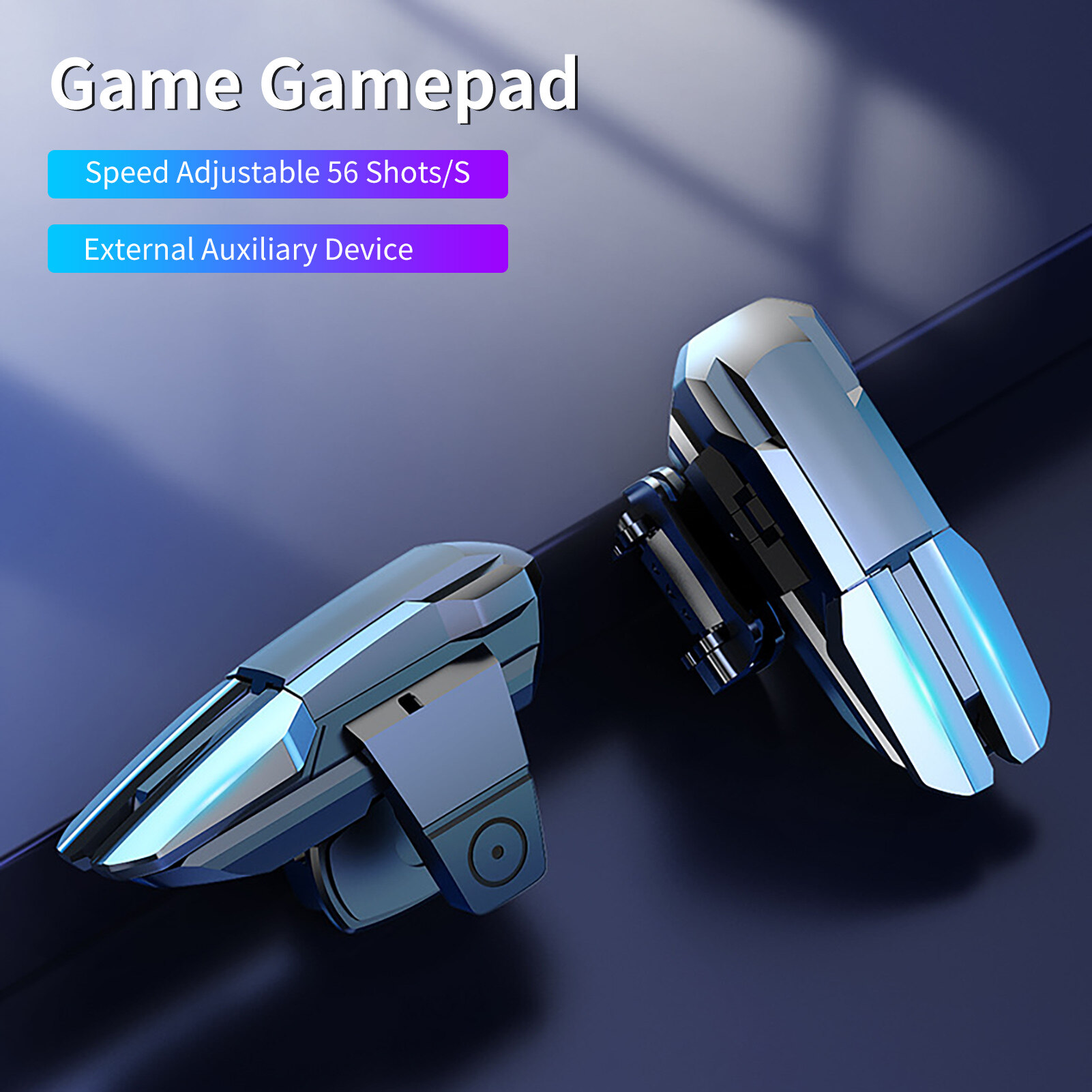 JS27 Game Gamepad Speed Adjustable 56 Shots/S Sensitive External Auxiliary Device Phone Game Controller for Android
