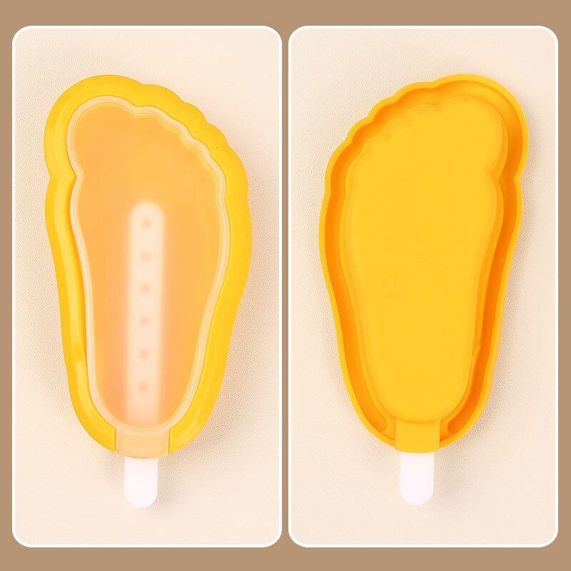 Summer Homemade Silicone Ice Cream Mold Popsicle Ice Cream Household Mold Ice Cream Mold Tray With Cover Ice Cube Maker