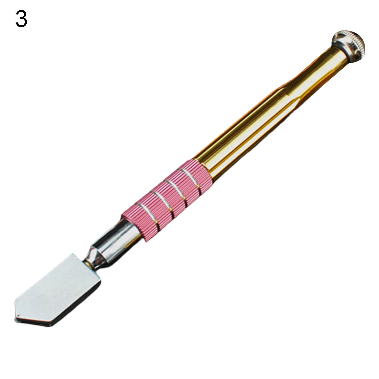Farfi Professional Glass Cutting Tool Anti-Slip Fast Cutting Sturdy Pencil Style Carbide Alloy Glass Cutter for Mosaic