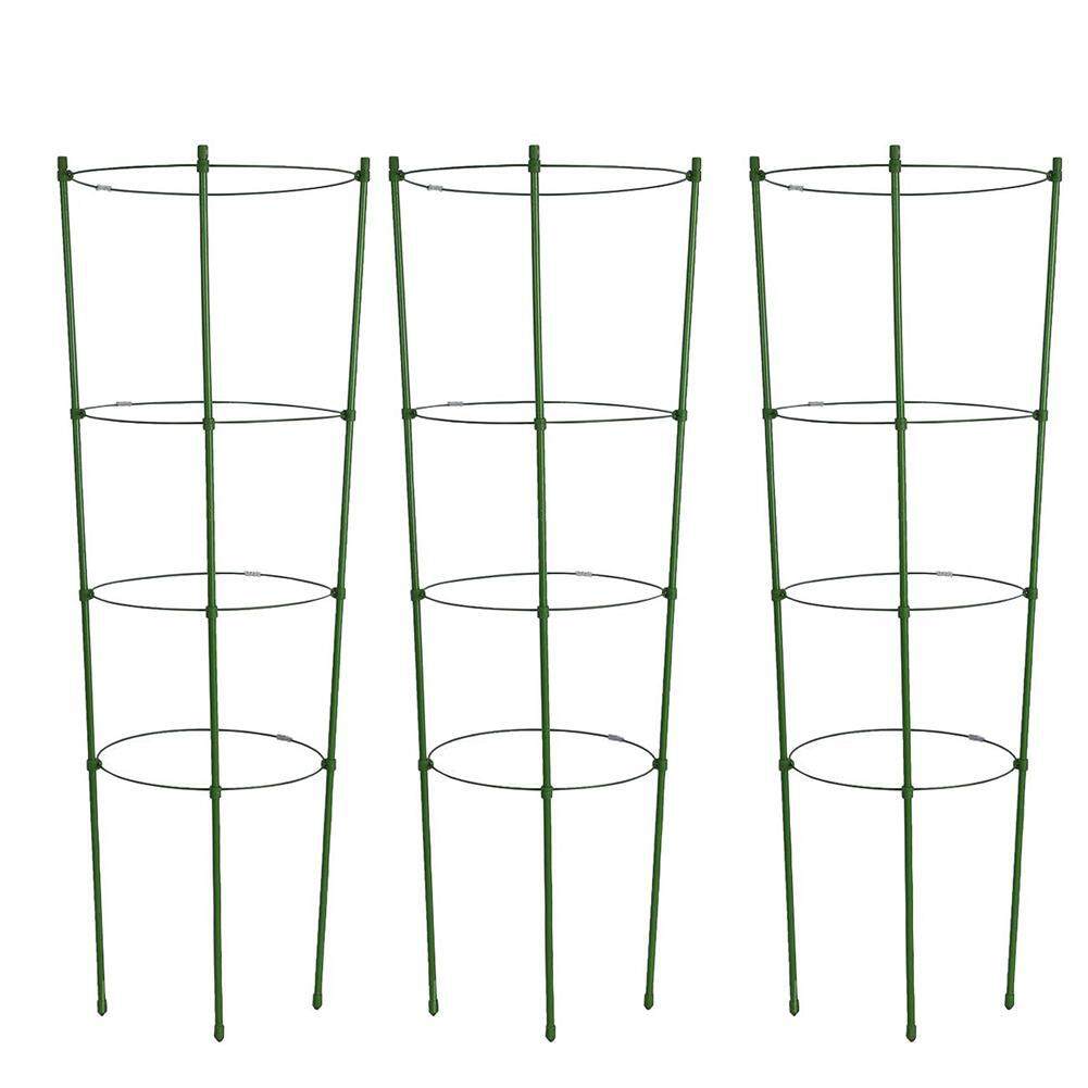 2pcs Climbing Plant Support Cage Garden Trellis Flowers Stand Rings Tomato S 