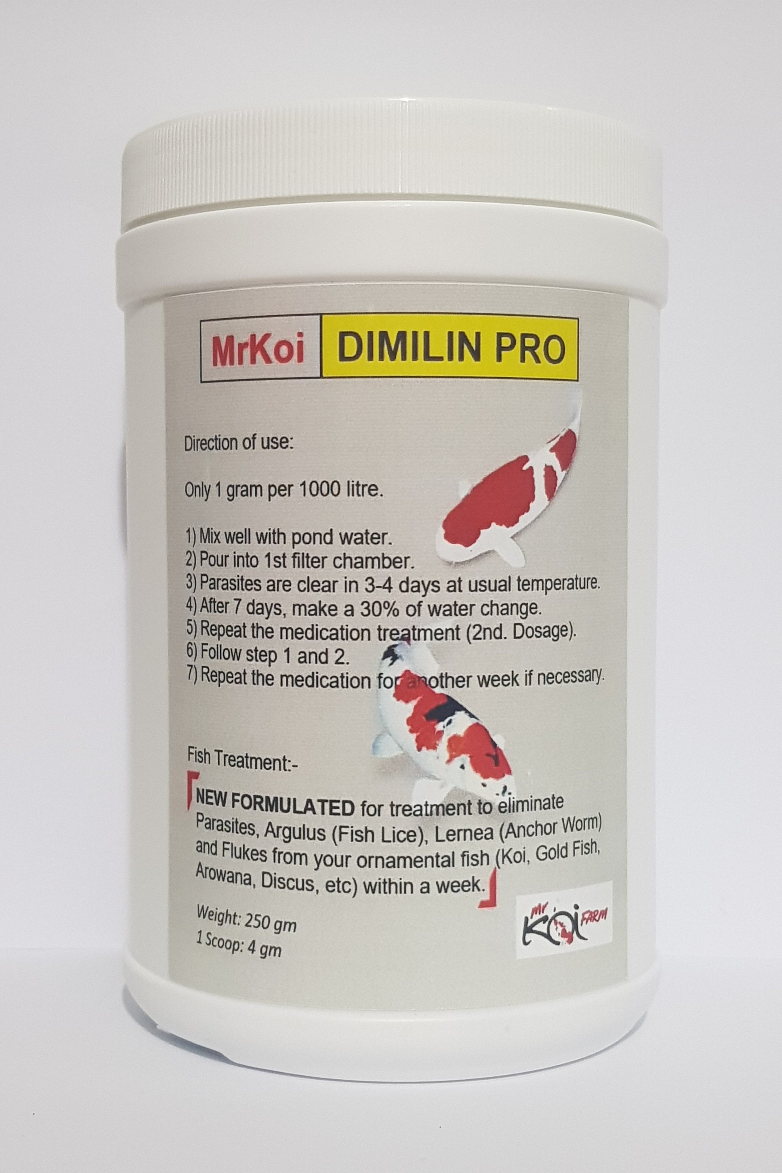 Dimilin Pro (100 Original 100g) Parasites, Fish Lice, Anchor Worm