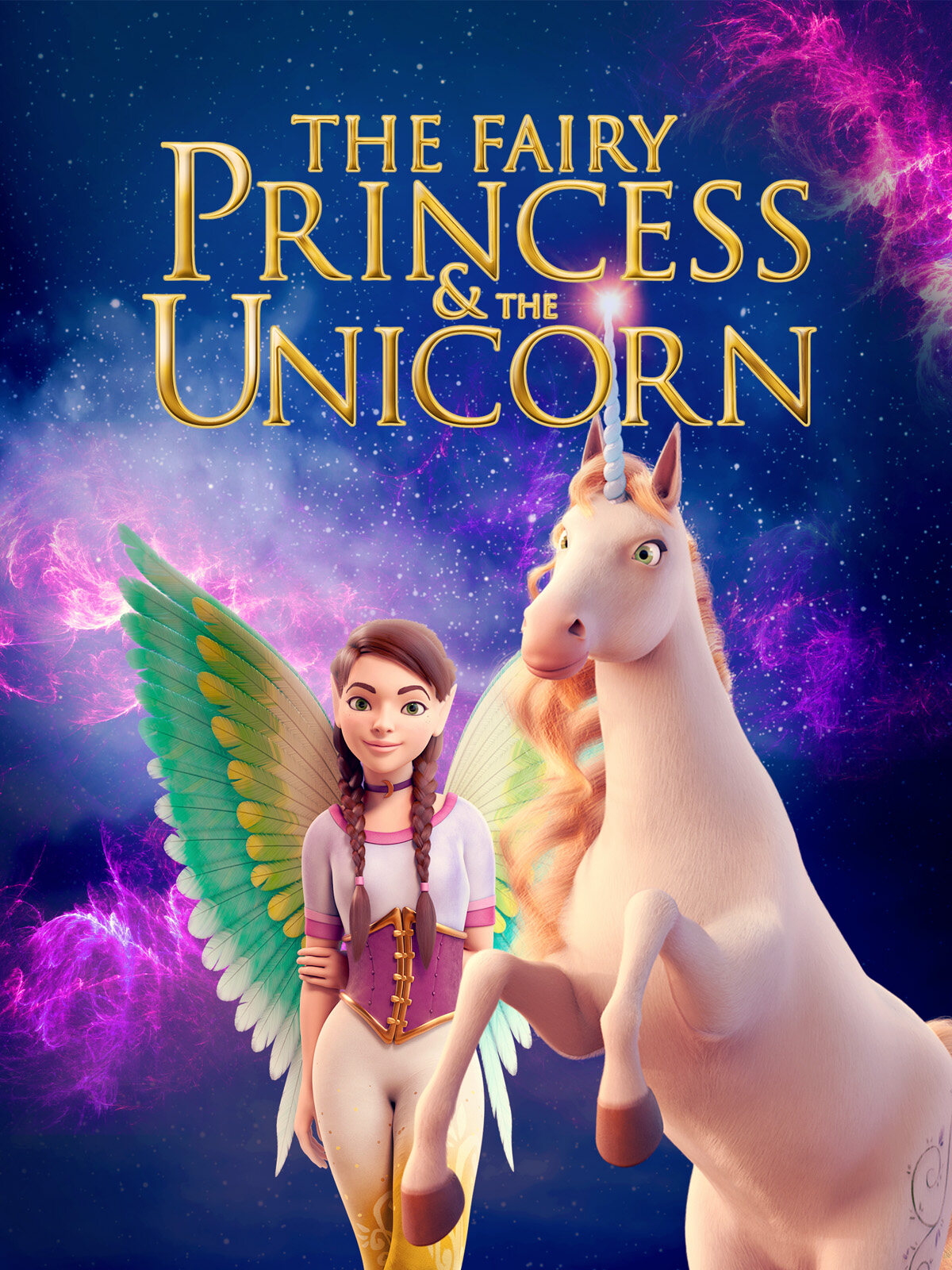 DVD English Cartoon Movie The Fairy Princess The Unicorn