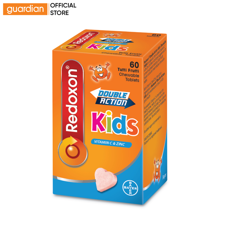 Redoxon Double Action Kids Chewable Tablets 60s | Lazada