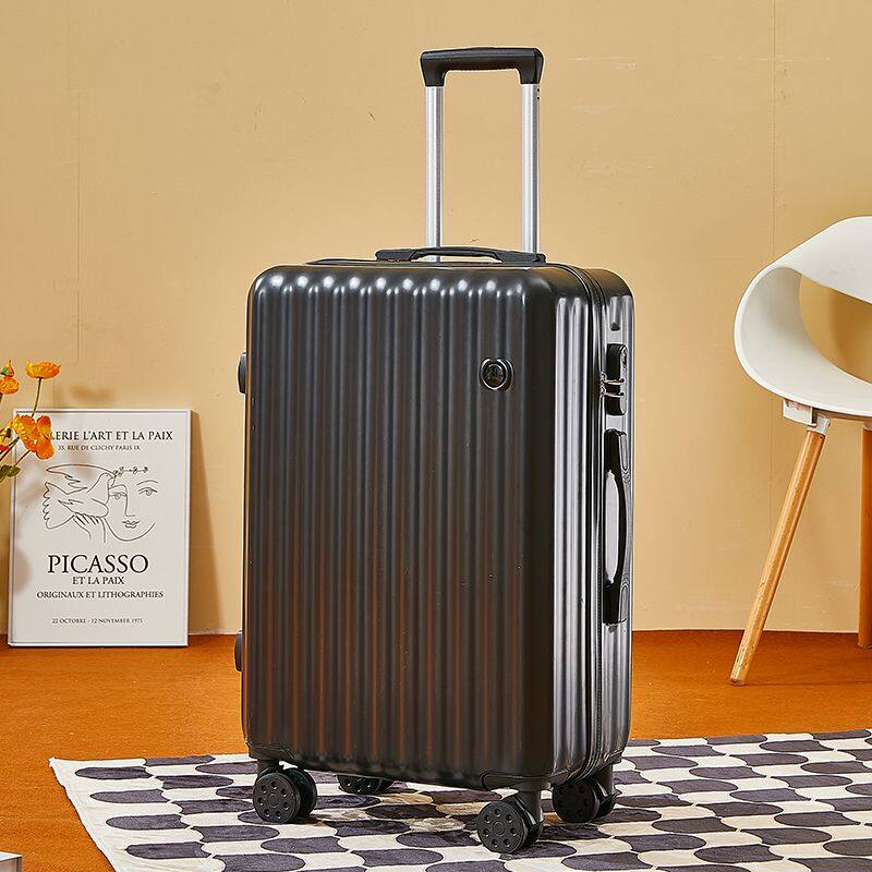 C&K Korean luggage Female student trolley case Lockbox male universal wheel leather case INS large capacity suitcase