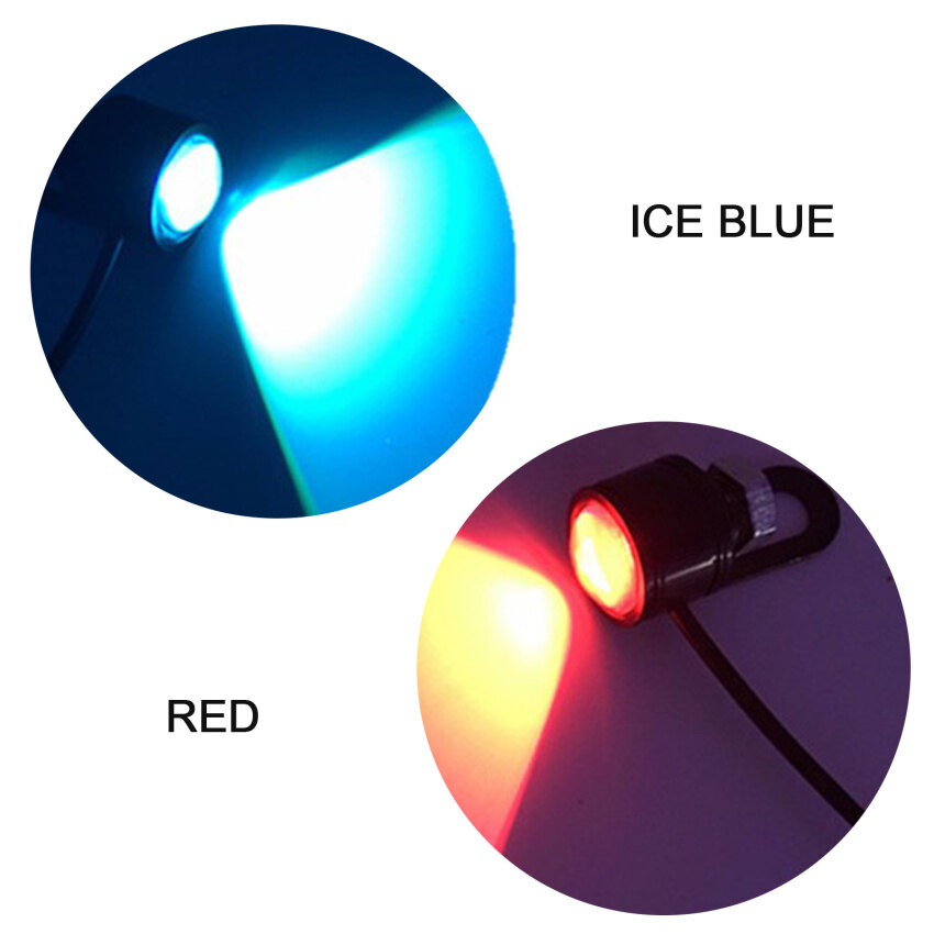 2pcs/pair12vMotorcycleLedStrobeLightsMotorcycleEagleEyeFlashlightWarningBrakeLightLampSpotlight