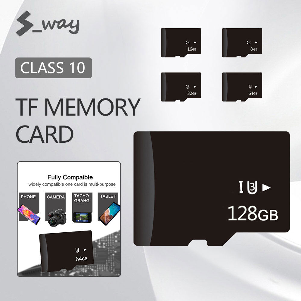 S-way Thẻ Nhớ Class 10 Thẻ TF 16GB 32GB 64GB 128GB Cho Điện Thoại Thông