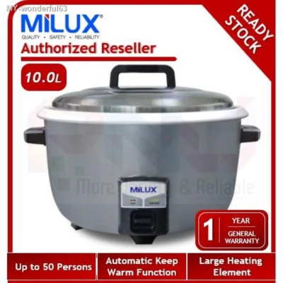 Milux 10L Commercial Large Rice Cooker MRC-5200 (Successor Model for MRC-5100)