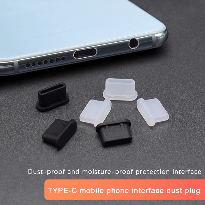 Hanlu 3pcs Type-C Dust Plug Phone USB Charging Port Protector Cover Anti-dust Cap