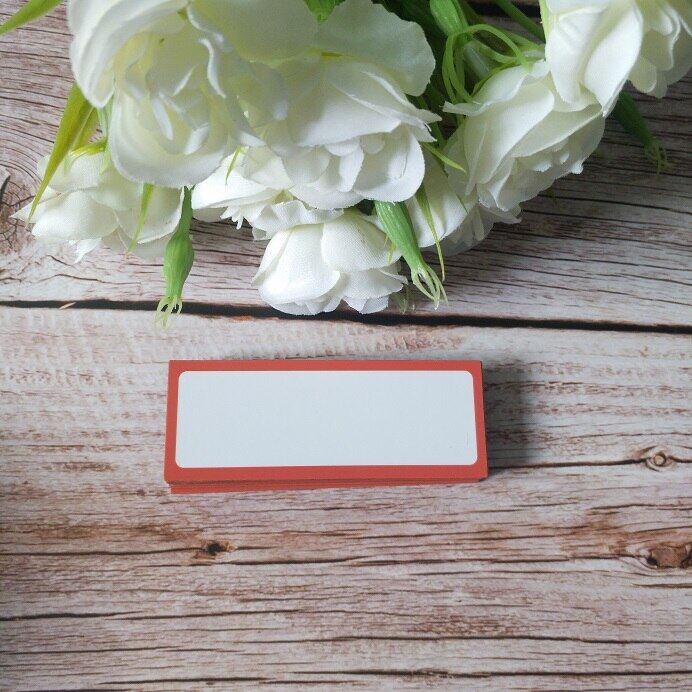 10 Pieces Magnetic Dry Erasable Labels 80*30mm Name Writable Flexible Magnet Name Tags Sticky Labels and