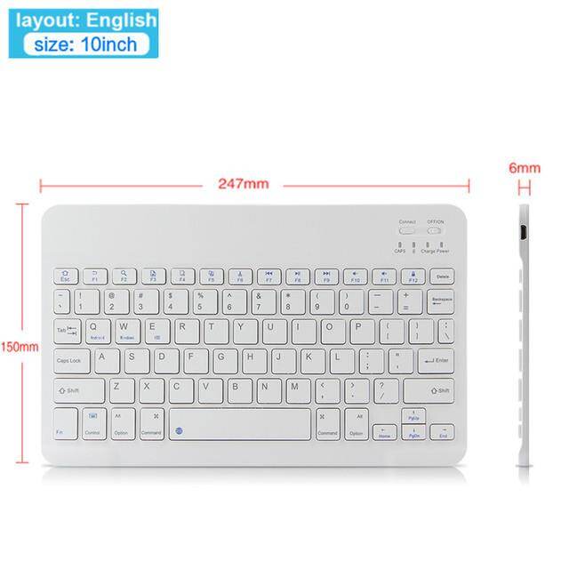 AJIUYU Mini Bluetooth Keyboard Wireless Keyboard Rechargeable For Phone Tablet Huawei Xiaomi Samsung For Android ios Windows