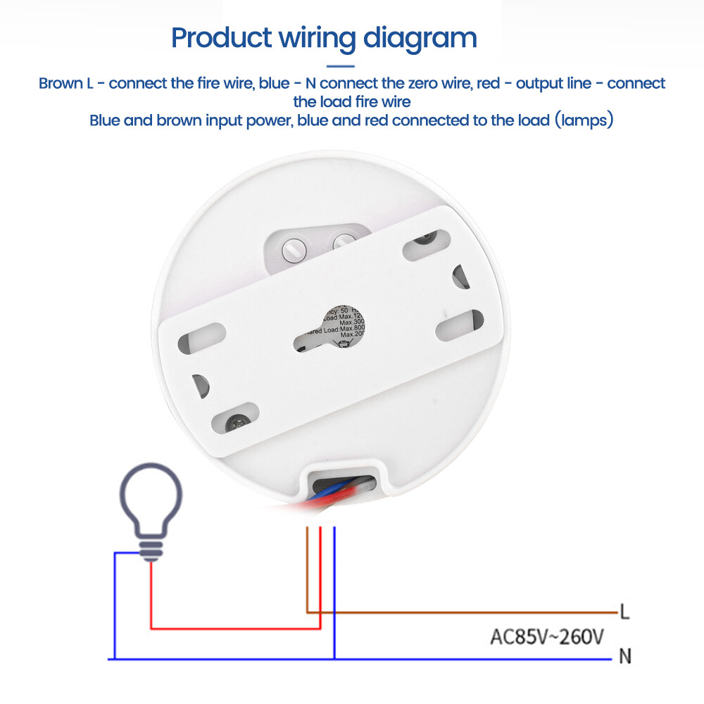 FocusAi Gắn trần cảm biến chuyển động 360 cảm biến chuyển động 85V-265V cảm biến có người chuyển đổi cho trần cảm biến chuyển động chuyển đổi ánh sáng