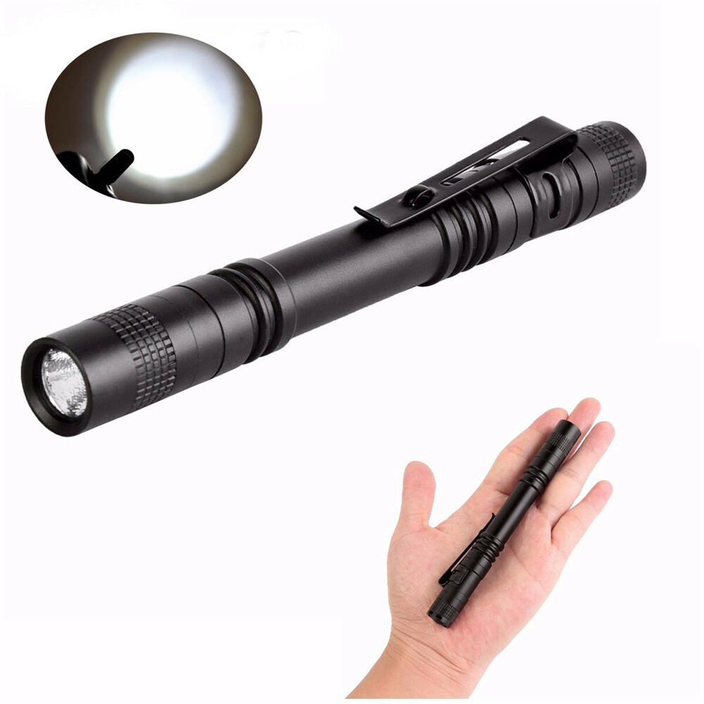 250000lm mini LED Penlight đèn Pin đèn pin Clip Pocket đèn chống nước
