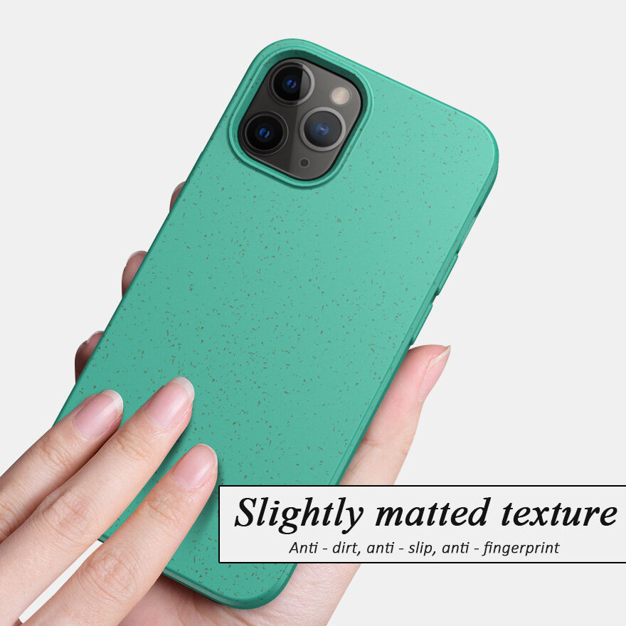 Crashstar Thân Thiện Với Môi Trường Silicone Thêm rơm lúa mì Mềm vỏ điện thoại Cho iPhone 16 15 14 Pro Max Cộng Với 13 12 11 Pro Max Mini XS Max XR X 8 7 Plus + SE 2020 điện thoại chống sốc Bìa Phân Hủy Sinh Học Điện Thoại Caing Hot Bán