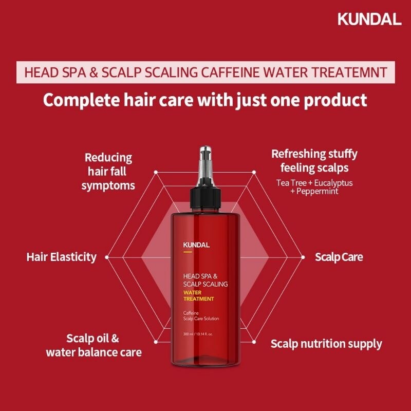 NEW////// Kundal Caffeine Hair Loss Shampoo 500ml [Cherry Blossom/ Baby