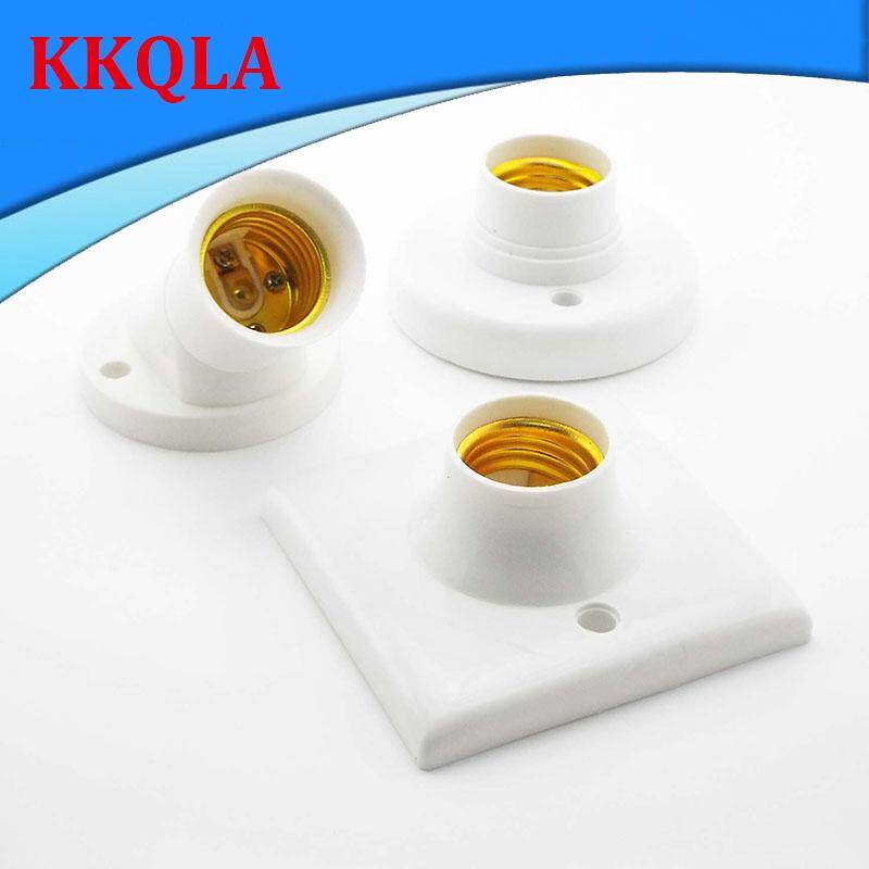 QKKQLA Screw Lamp Base E27 Plug Socket Light Bulb AC Wall Holder Adapter Snap-in Lamp Holder