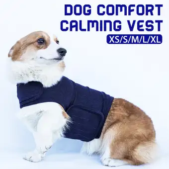 Pet Puppy Dog Comfort Calming Vest Thunder Anxiety Calm Harnesses