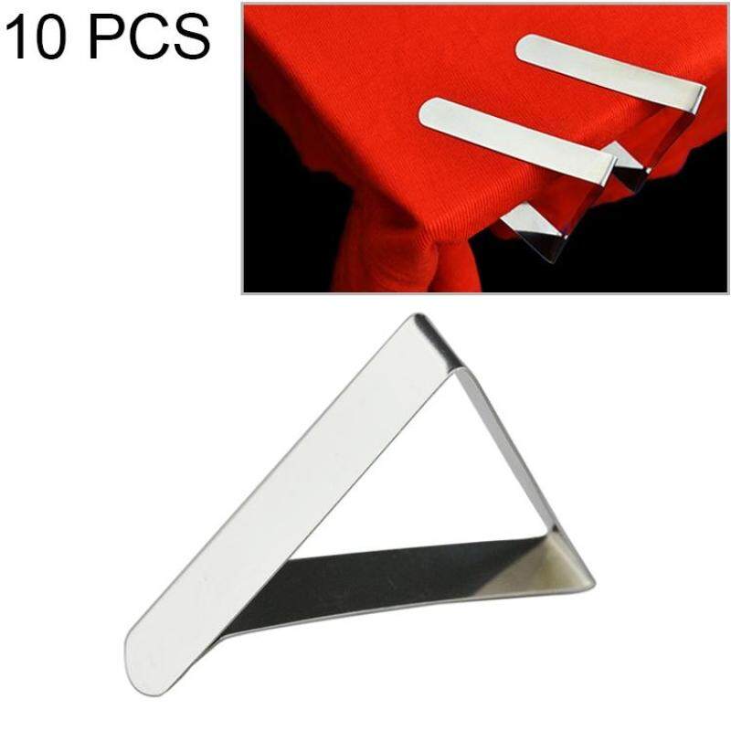Mua 10 CHIẾC Đồng Hồ Thép Không Gỉ Khăn Trải Bàn Kẹp Có Thể Điều Chỉnh Tam Giác Kẹp Giá Đỡ