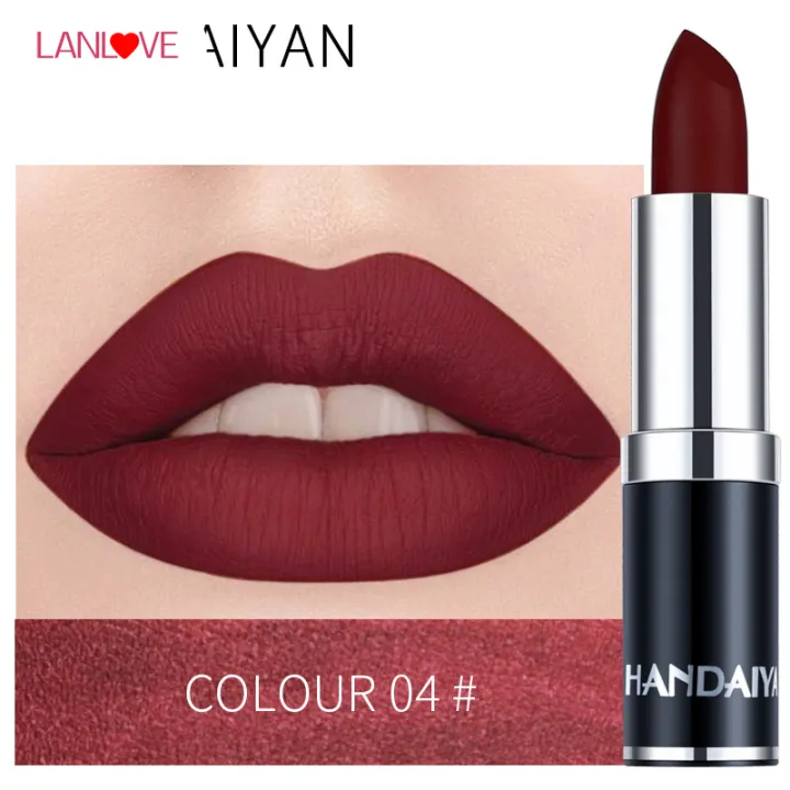 long lasting waterproof matte lipstick