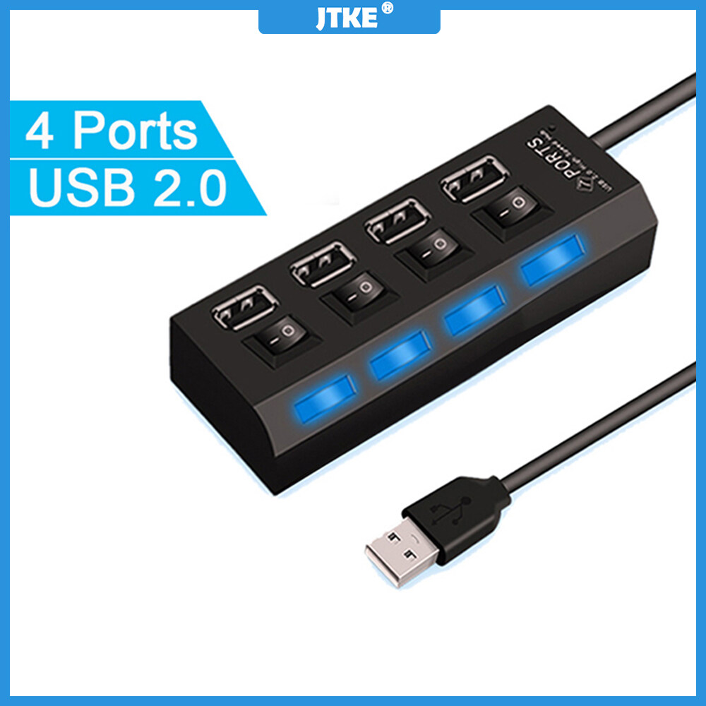 JTKE 4 7 Cổng USB HUB Multi USB 2.0 Splitter 480 Mbps Bộ Chuyển Đổi Tốc Độ