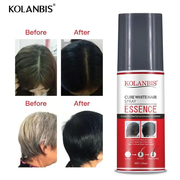 Organic Black Hair Care Product Hair Shampoo And Cure White Hair