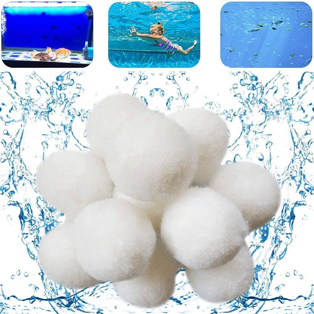 PLLEWY Washable Fish Tank Alternative Oil Removal Pool Filter Balls Hot