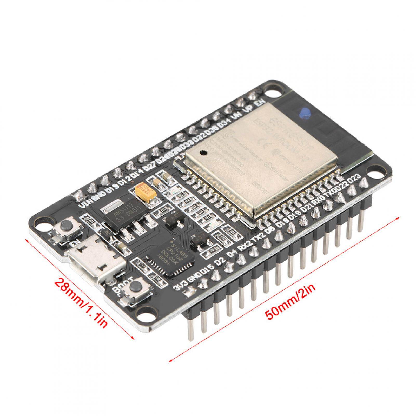 ESP32 Development Board Wireless WiFi+Bluetooth Dual Core Module for IOT