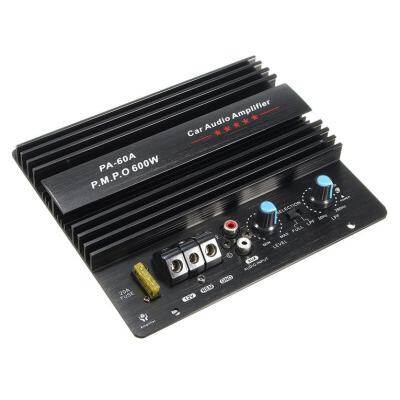 OHเครื่องขยายเสียงรถยนต์กำลังสูง12V 600W,แอมปลิฟายเออร์ให้เสียงเบสที่ทรงพลังลำโพงซับวูฟเฟอร์แอมป์ที่มีกำลังขับสูงให้เสียงเบสแน่นมาพร้อมกับแอมปลิฟายเออร์ไฟฟ้าที่ใช้ในการตั้งแคมป์และการตั้งแคมป์แบบแอมปลิฟายเออร์