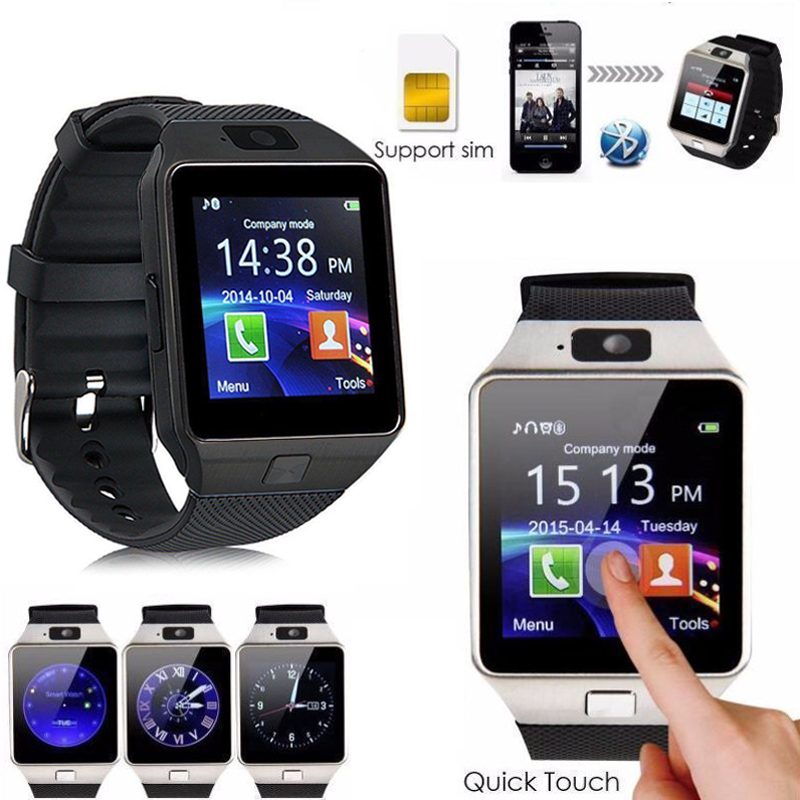 DZ09 Smart Watch Men Android Phone Bluetooth Watch Waterproof Camera Sim Card Smartwatch Call Bracelet Watch