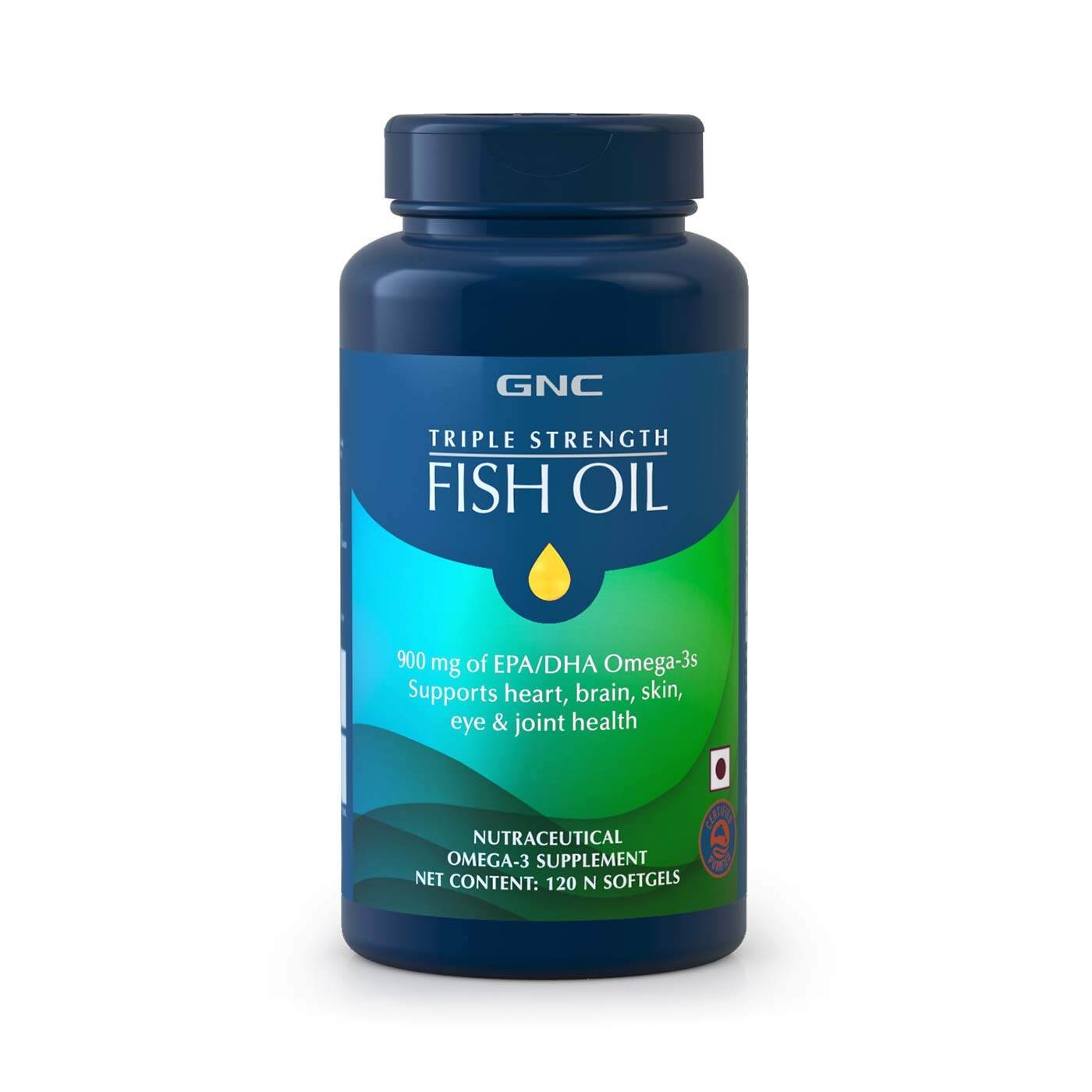 Gnc triple strength fish oil 120 softgels