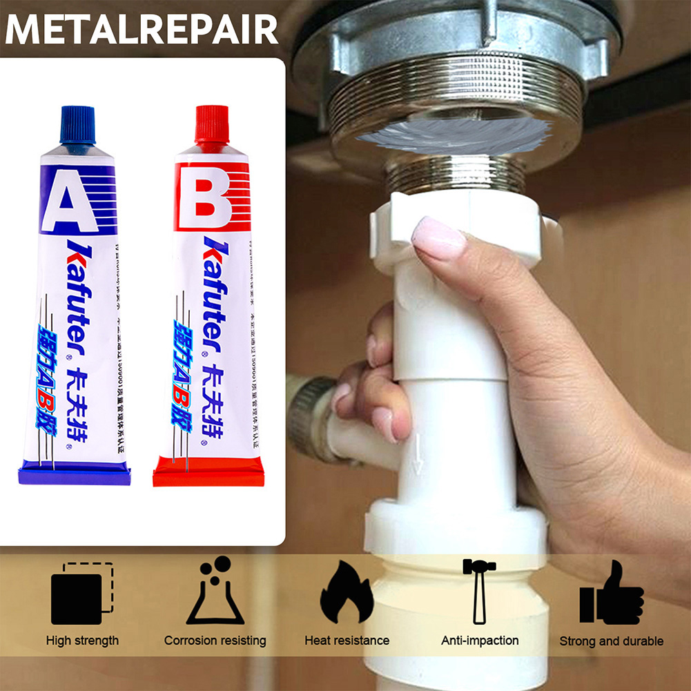 【Winnereco】Keo Dán Kính A + B Sửa Chữa Dụng Cụ Nhanh Khô Sửa Chữa Hàn Gỗ Cẩm Thạch