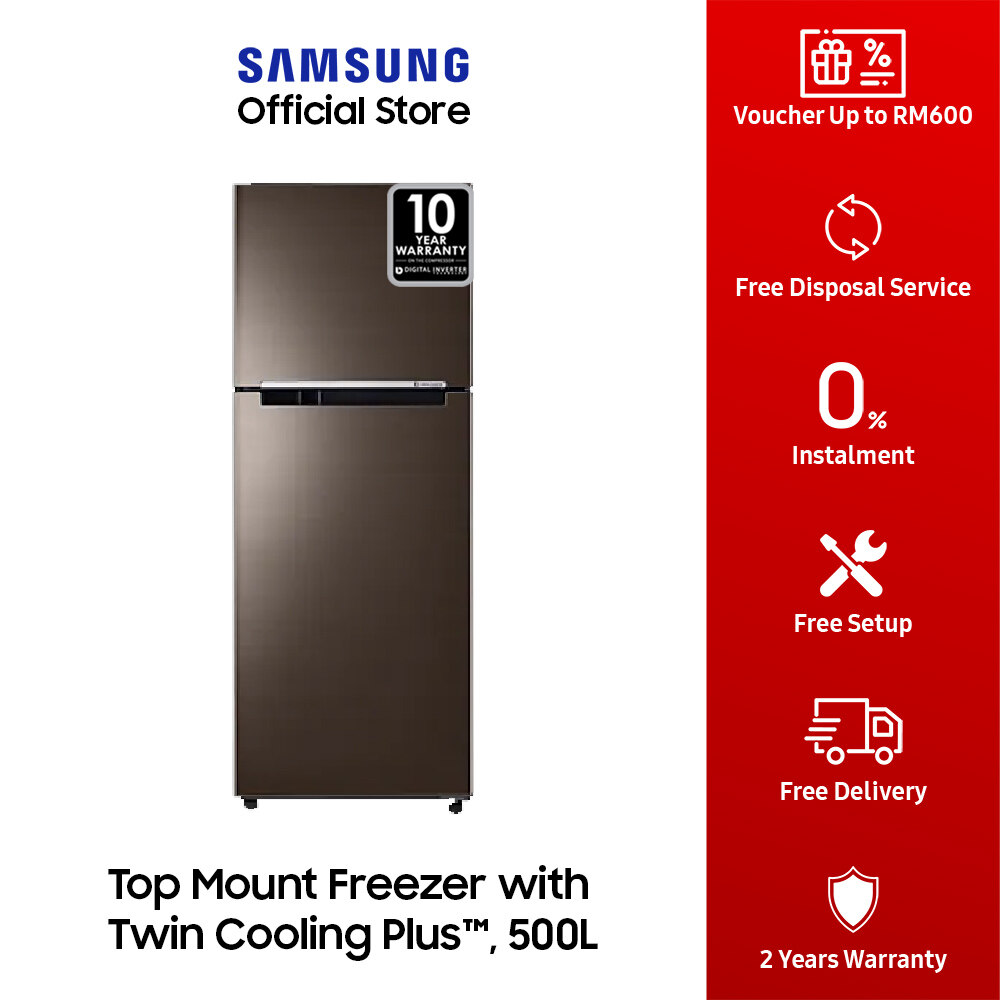 Samsung 500L (RT38K5062DX) Refrigerator Digital Inverter Fridge with Twin Cooling Plus